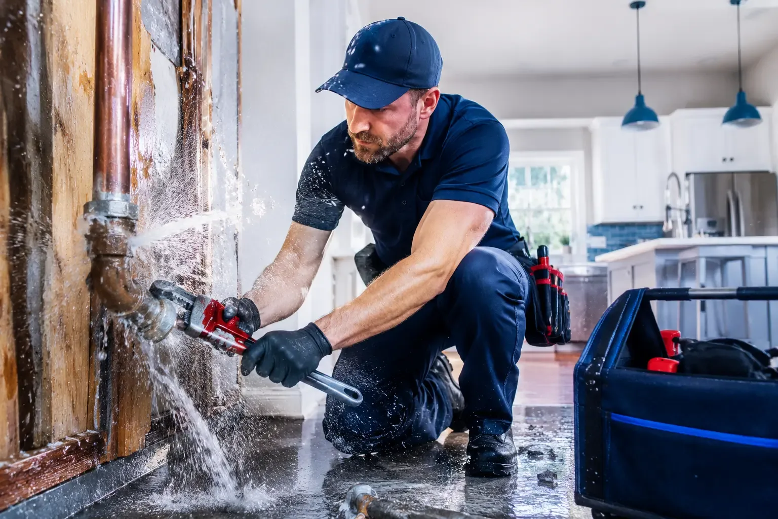 Local emergency pipe repair professionals in Industry, PA
